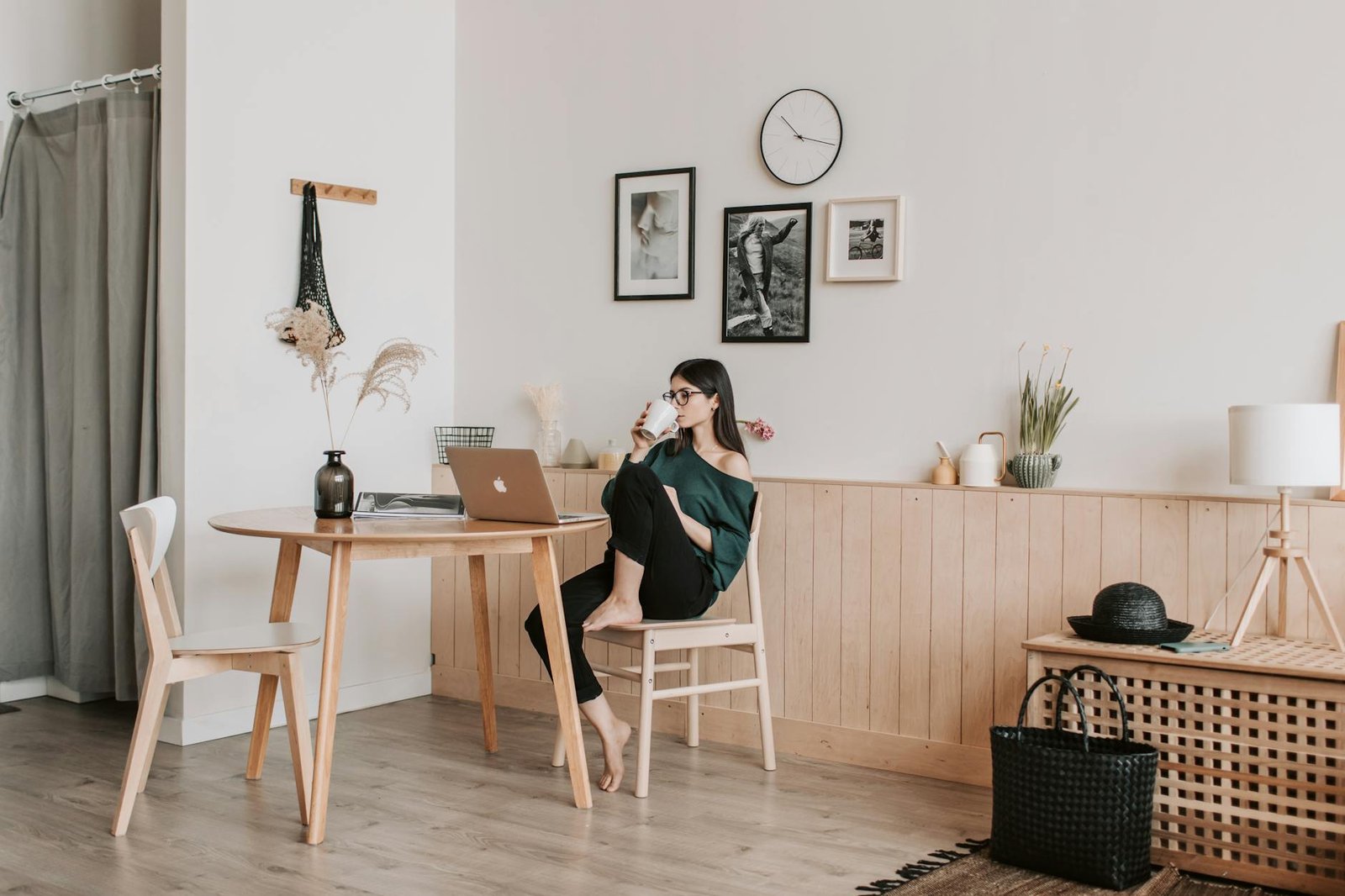 Photo Of Woman Drinking On Cup