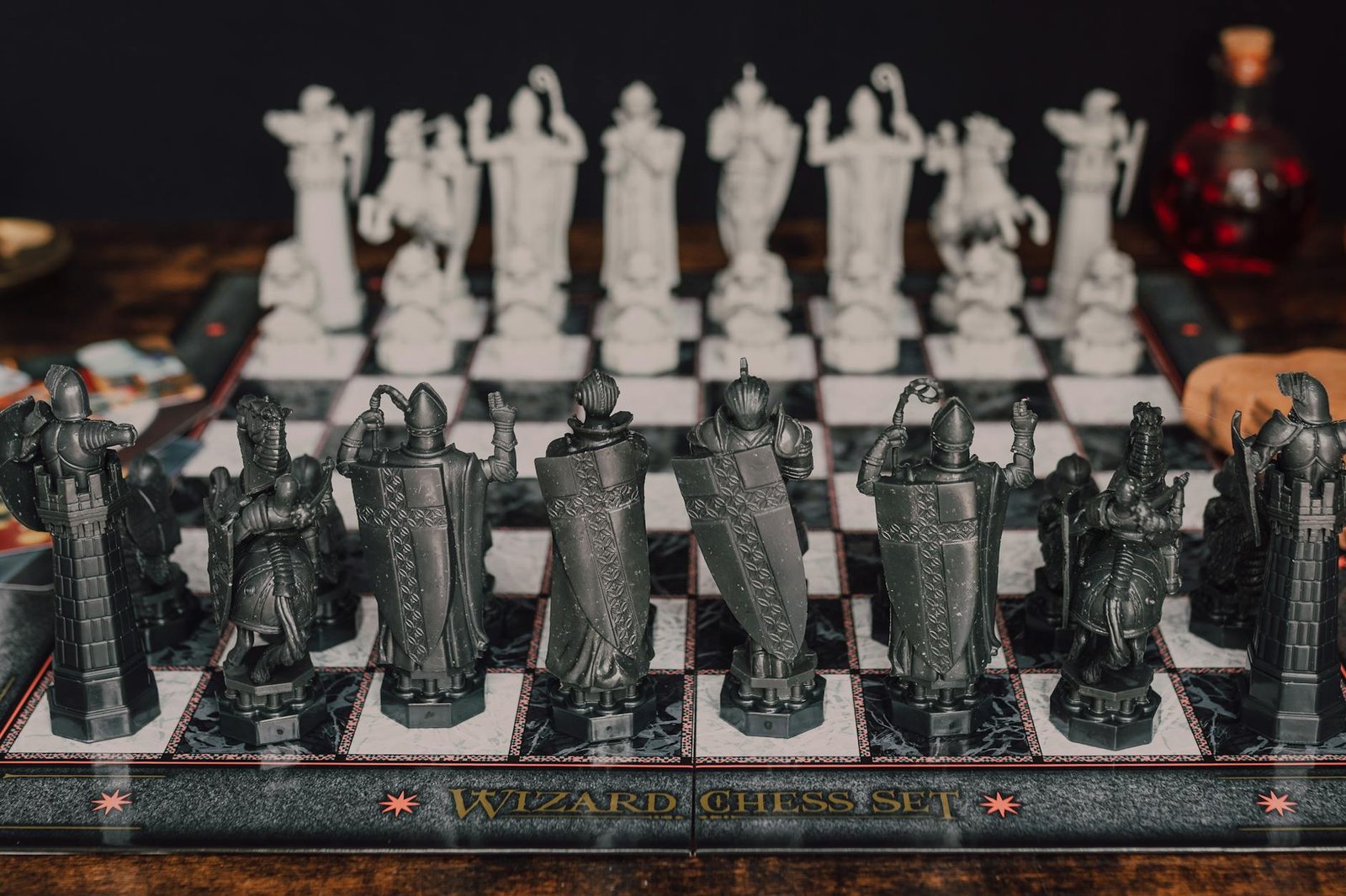 image Close-Up Shot of Chess Pieces