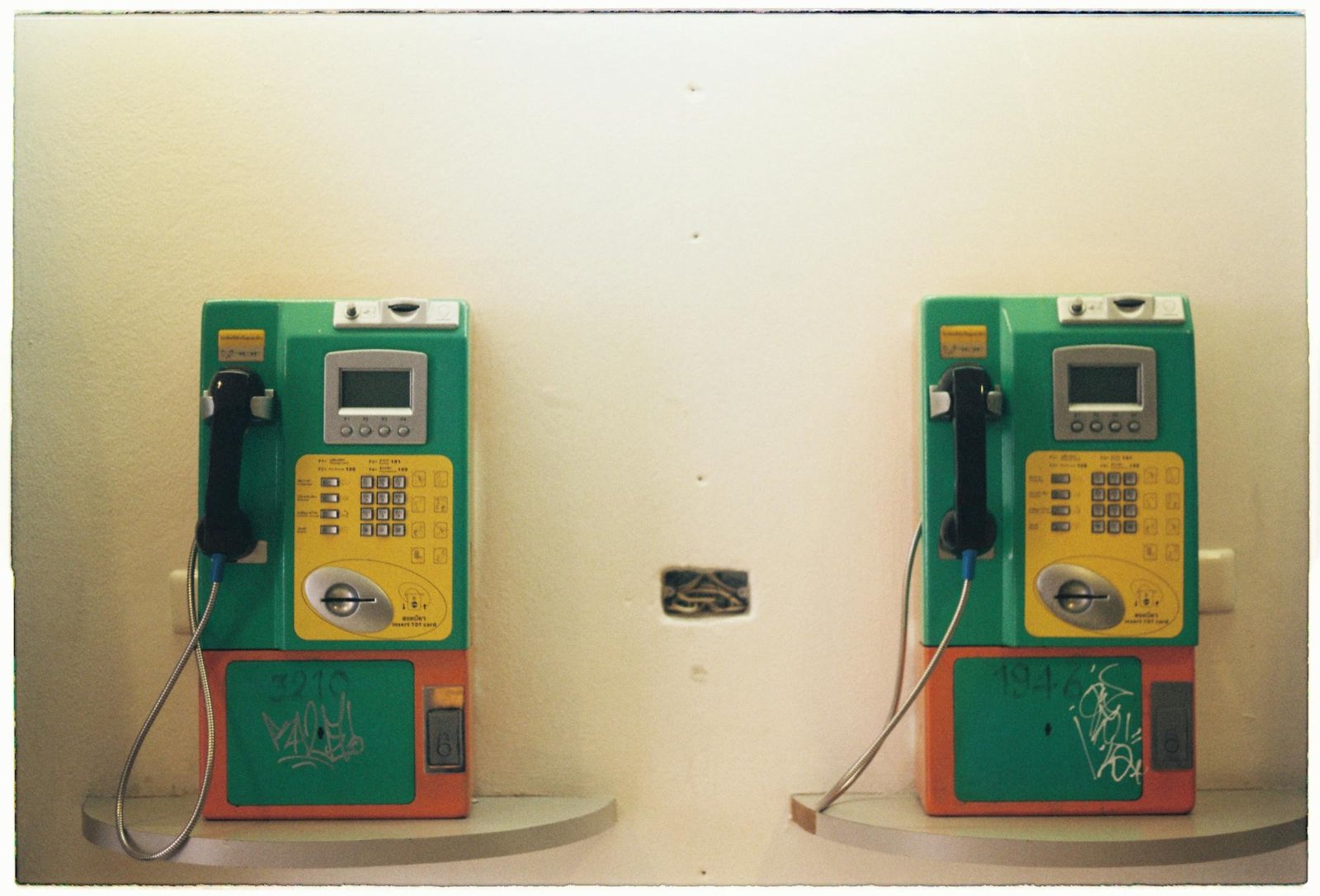 image Old-fashioned Public Telephones